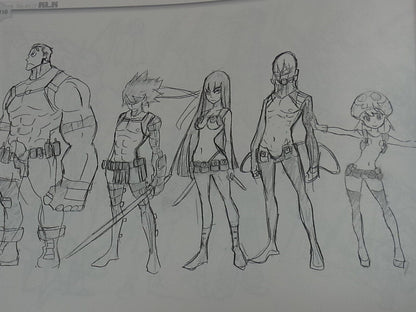THE ART OF KLK Vol.3 Kill la Kill Design art Book 148page RARE C88 TRIGGER 