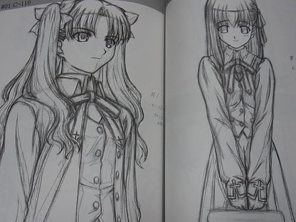 CLUB40 Animation Fate Key Frame Art & Visual Art Book Set 
