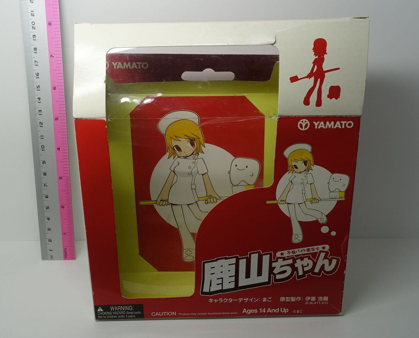 YAMATO BAD DENTAL HYGIENIST SHIKAYAMA CHAN WHITE Figure Statue 