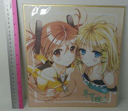 Black Bullet Printed Shikishi Art Board 