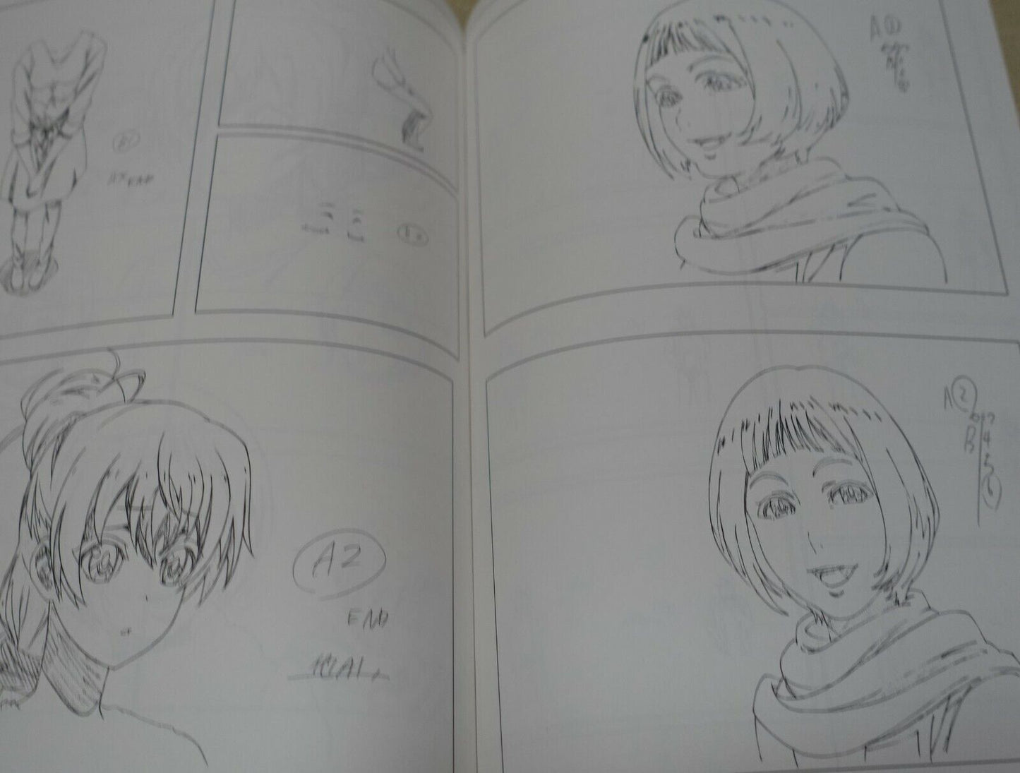 Hiroyuki Obata SHIROBAKO Animation Key Frame Art Book 