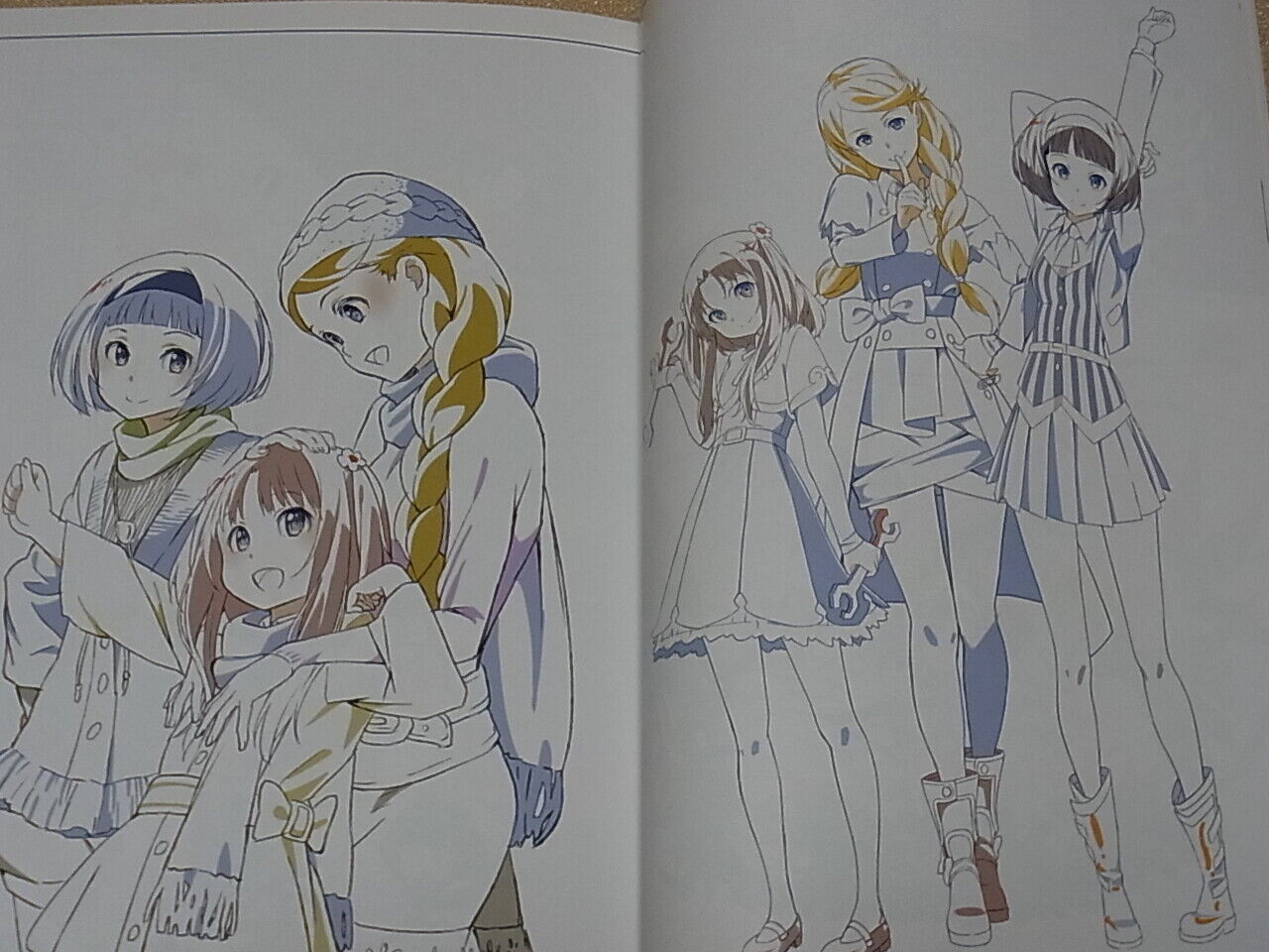 Shingo Adachi Animation Galileidonna Design & Key Frame Art Book with autograph 