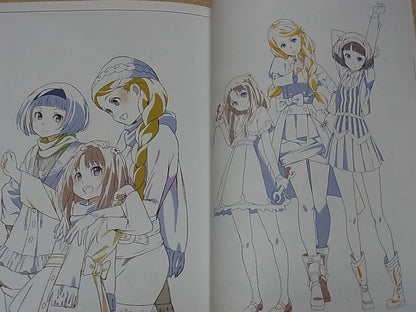 Shingo Adachi Animation Galileidonna Design & Key Frame Art Book with autograph 