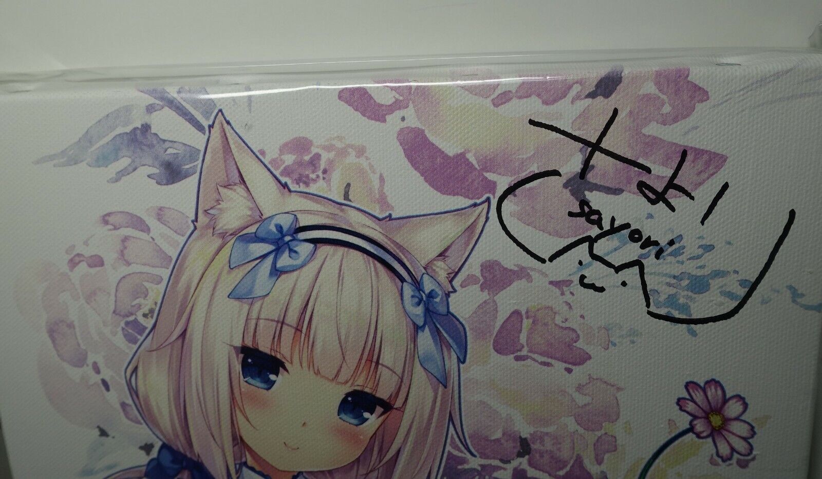 Sayori NEKO PARA Campus Art Board with Hand Drawn Autograph Vanilla 