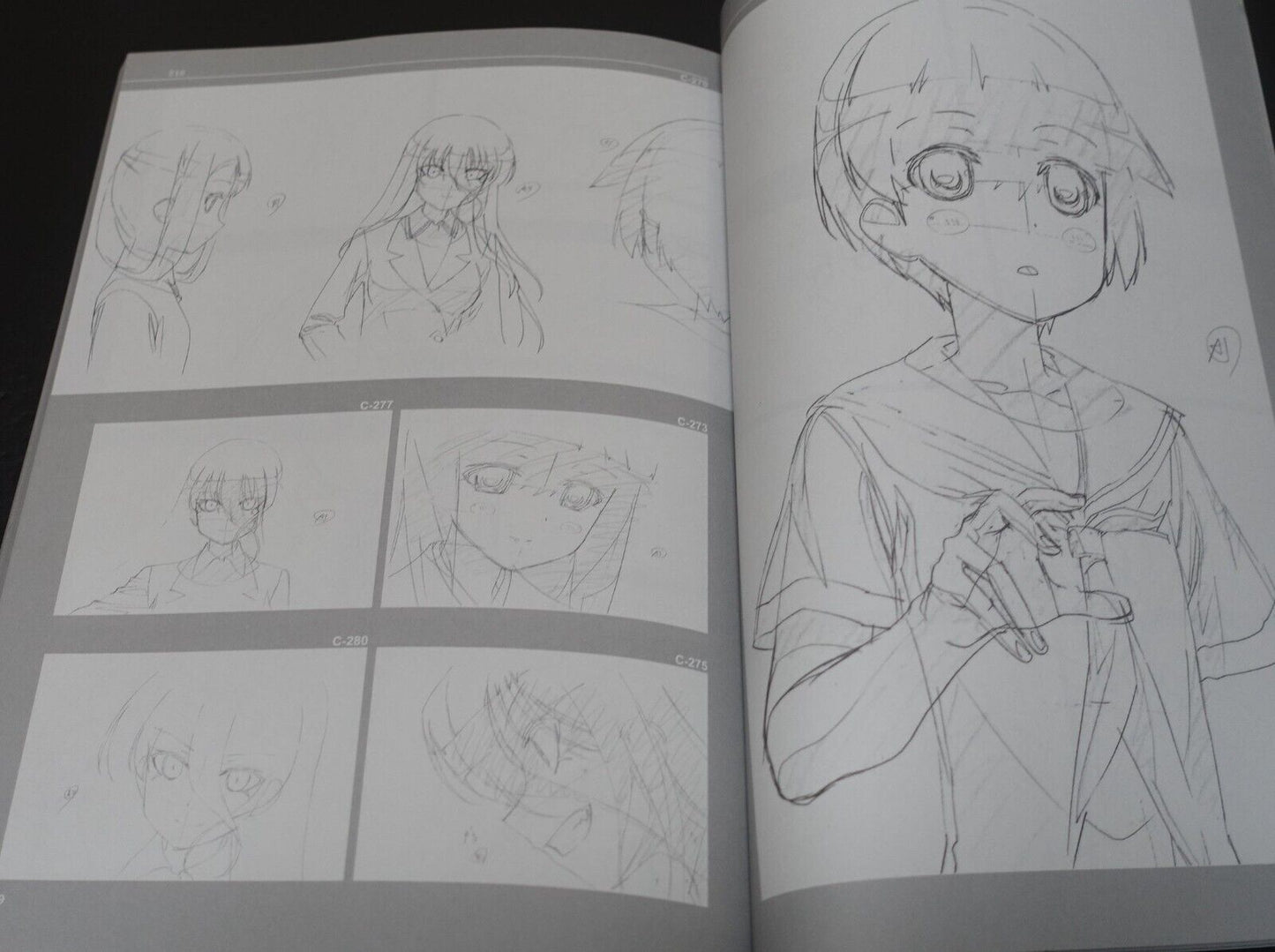 Masakatsu Sasaki Animation Key Frame Art Work Book 8 - Saki - 228page 