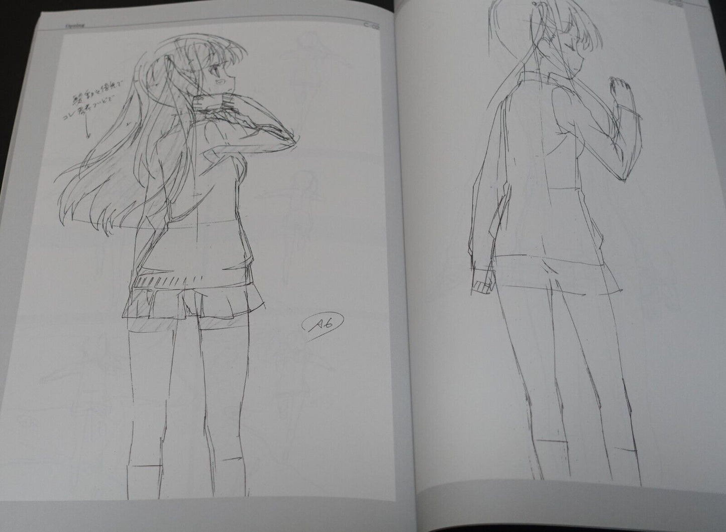 Masakatsu Sasaki Animation Key Frame Art Work Book 3 - Saki - 160page 