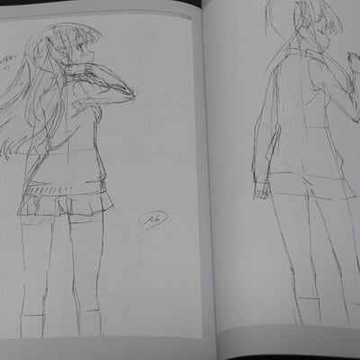 Masakatsu Sasaki Animation Key Frame Art Work Book 3 - Saki - 160page 