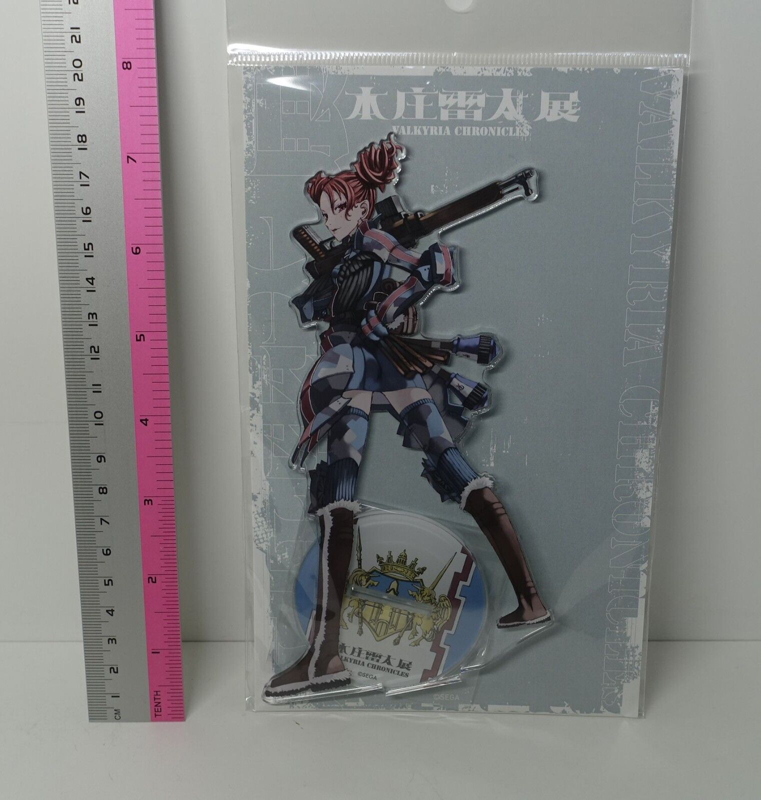 Raita Honjou Exhibition Valkyria Chronicles Acrylic Stand Figure Brigitte Rosie 
