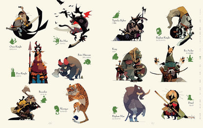 Satoshi Matsuura character design Monster&Human,Imaginary Creatures 