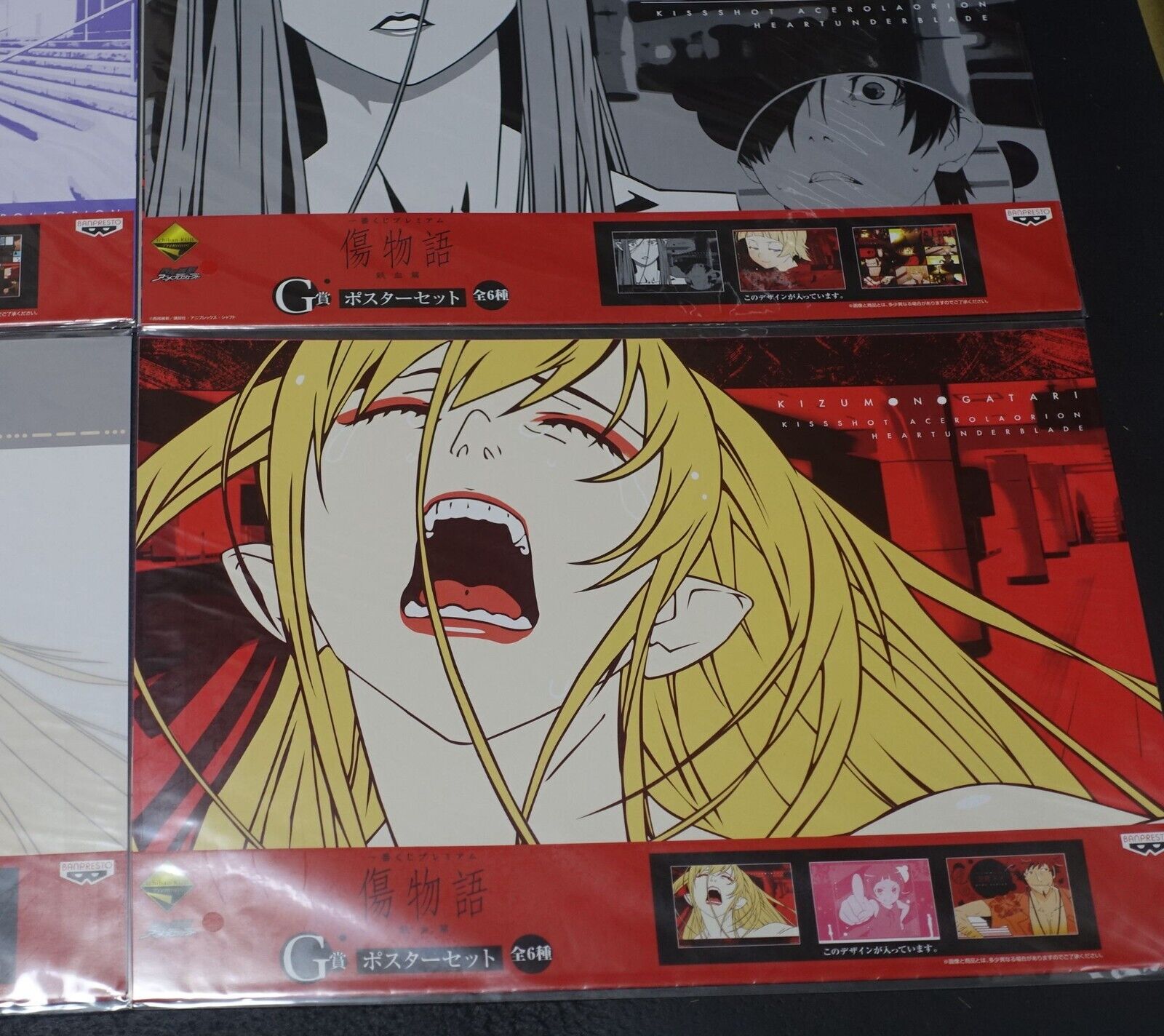 Bakemonogatari 42 x 29.5cm Poster Kizumonogatari 18 pieces set 