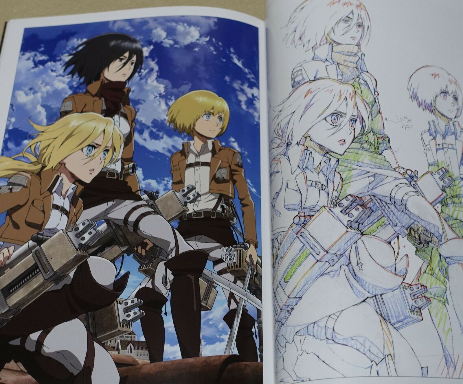 WIT STUDIO Attack on Titan Illustration Art Book vol.1 