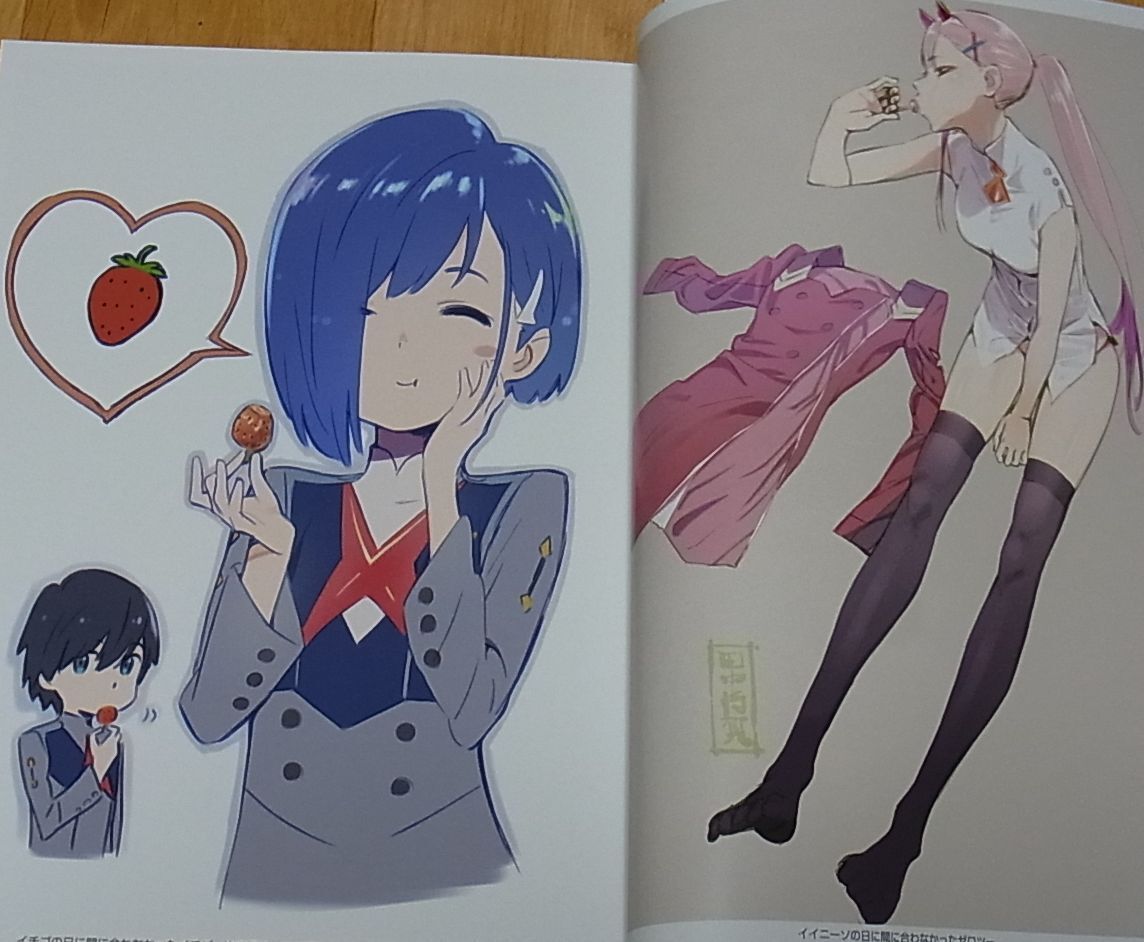 Masayoshi Tanaka Darling in the Franxx Key Frame Art Book XX XY Set 692page C95 