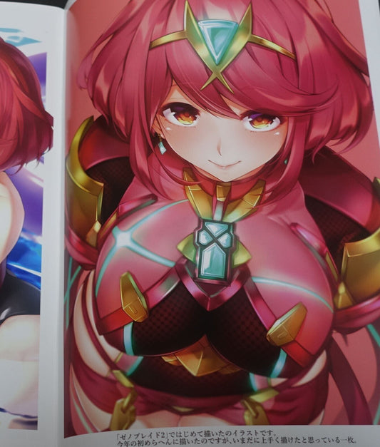 Takatun Quality Xenoblade 2 Color Fan Art Book Illustrations Xenoblade2 
