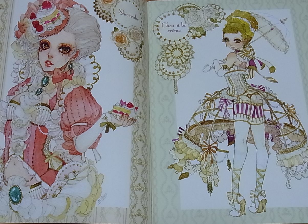 Sakizo Color Art Book girl meets sweets RARE 