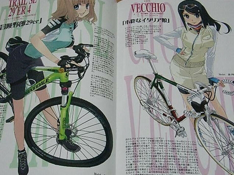 Noriyuki Matsumoto Cycle Sport Girls Color Art Book 