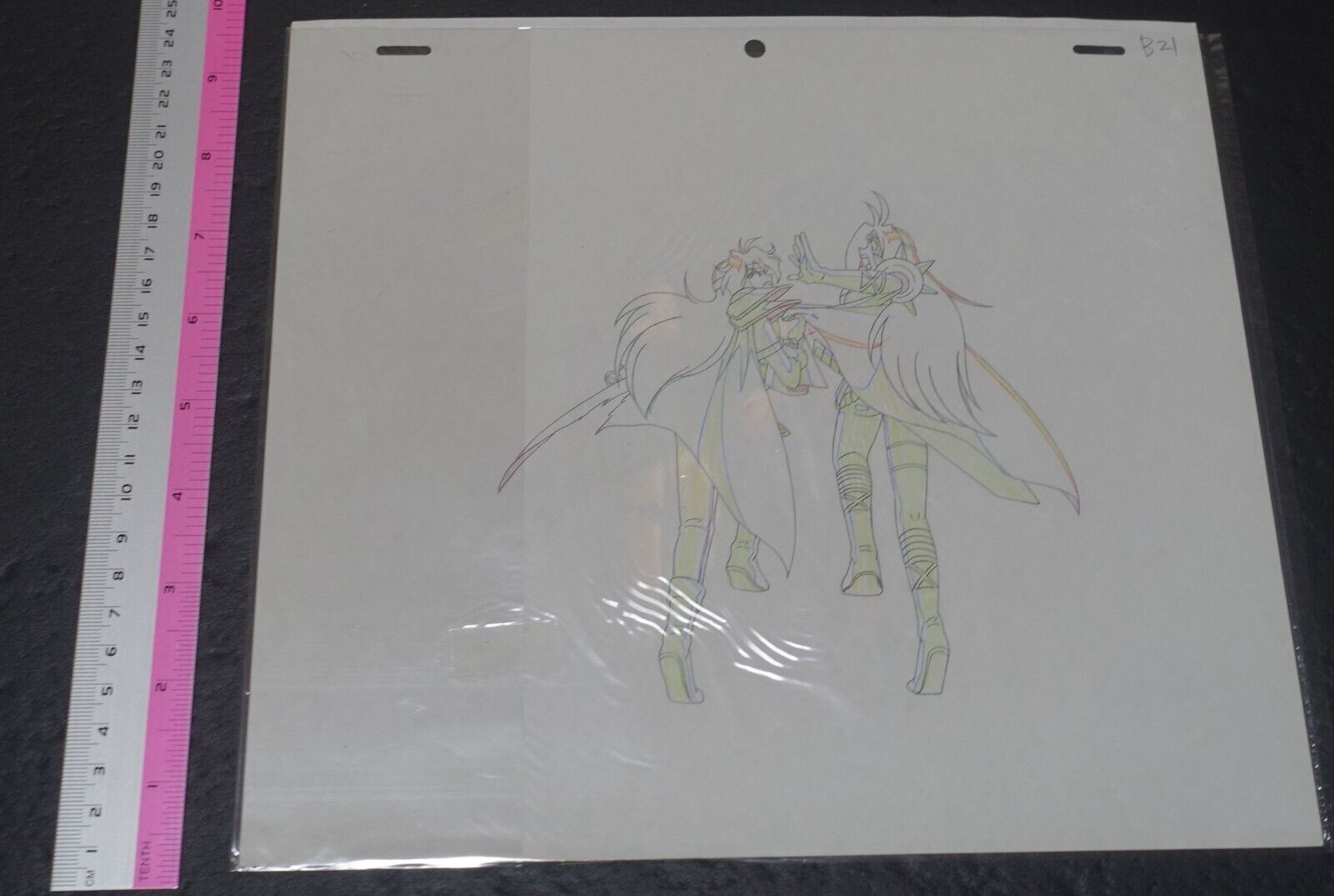 Cel & Raw Key Frame Art The Slayers Rina & Naga B21 Japanese Animation 