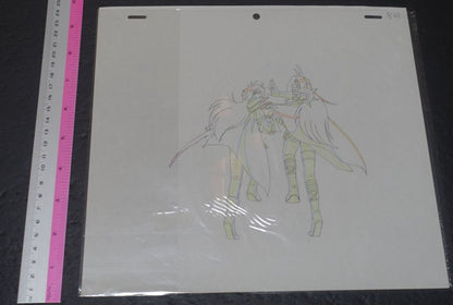 Cel & Raw Key Frame Art The Slayers Rina & Naga B21 Japanese Animation 