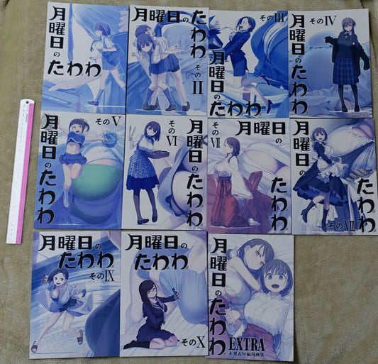 Kiseki Himura Nyuugyou Art & Comic Getsuyoubi no Tawawa on Monday 11 books 
