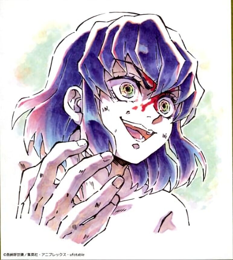 ufotable Kimetsu no Yaiba Demon Slayer Printed Shikishi Art Board Inosuke G 