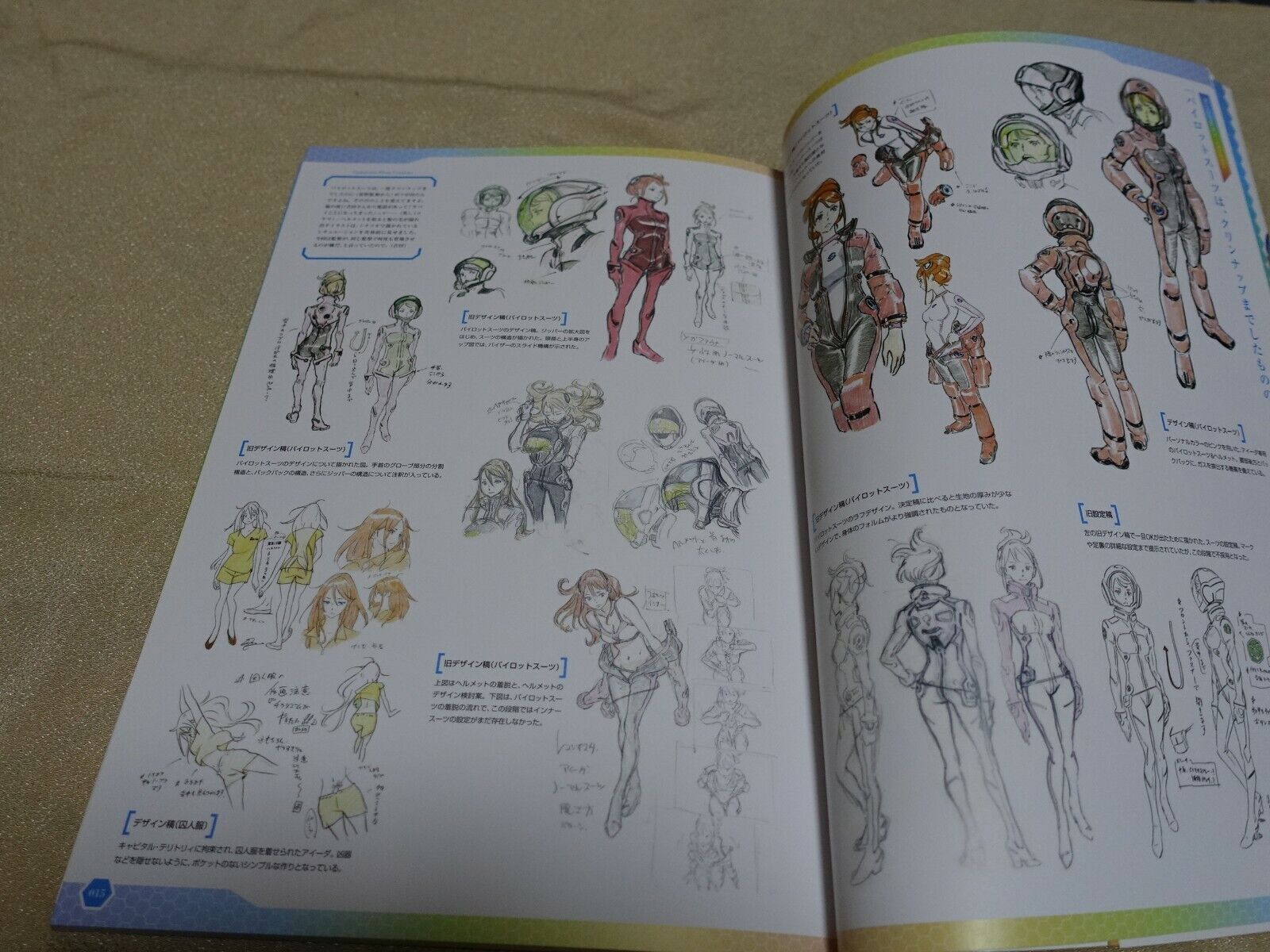 Kenichi Yoshida Gundam Reconguista in G Character Design Art Work Book 112 page 