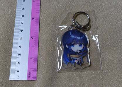 AQUA PLUS White Album Kazusa Touma Acrylic Key Chain C tearful face 