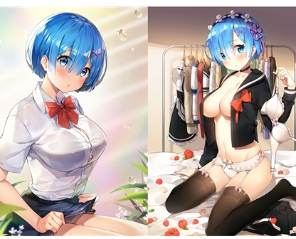 Hachigo Ayami Re Zero Rem Color Fan Art Book Only You Rem with Clear File C98 