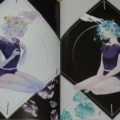 ajimita sanmen Houseki no Kuni Land of the Lustrous Color Fan Art Book Gokuraku 