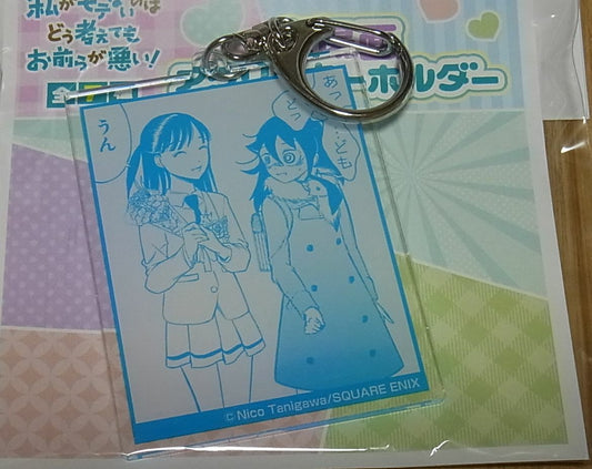 No Matter How I... Watamote Exhibition Event Item Acryl Key Chain Tomoko & Emi 