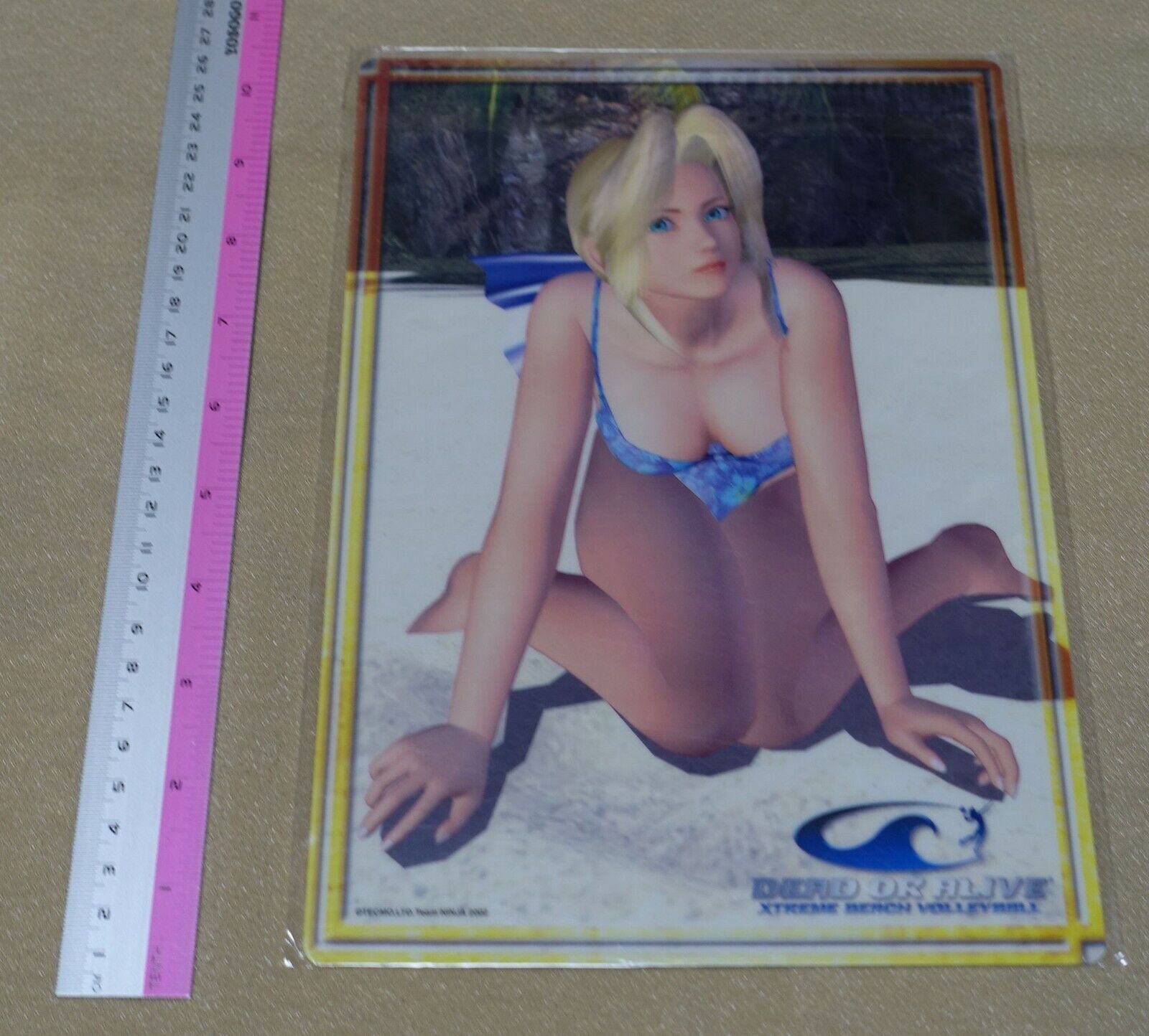 Dead or Alive Xtreme Beach Volley Ball PVC Reversible Art Board Ayane & Helena 