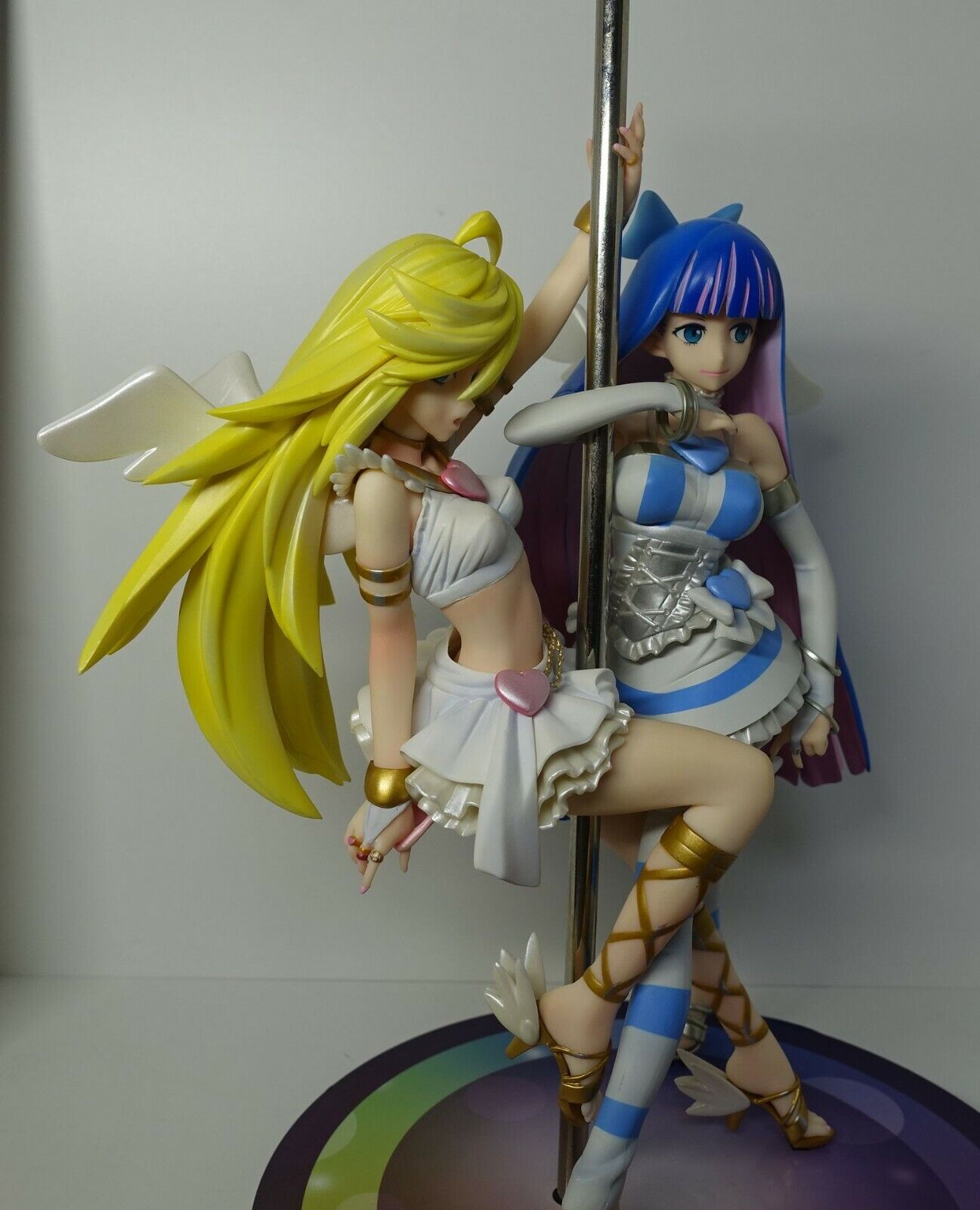Panty and Stocking Metamorphose Edition Pole Dancing Figure Statue Set 