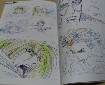 Attack on Titan Animation Season 3 Key Frame Art Work Book vol.2 with Art Card 