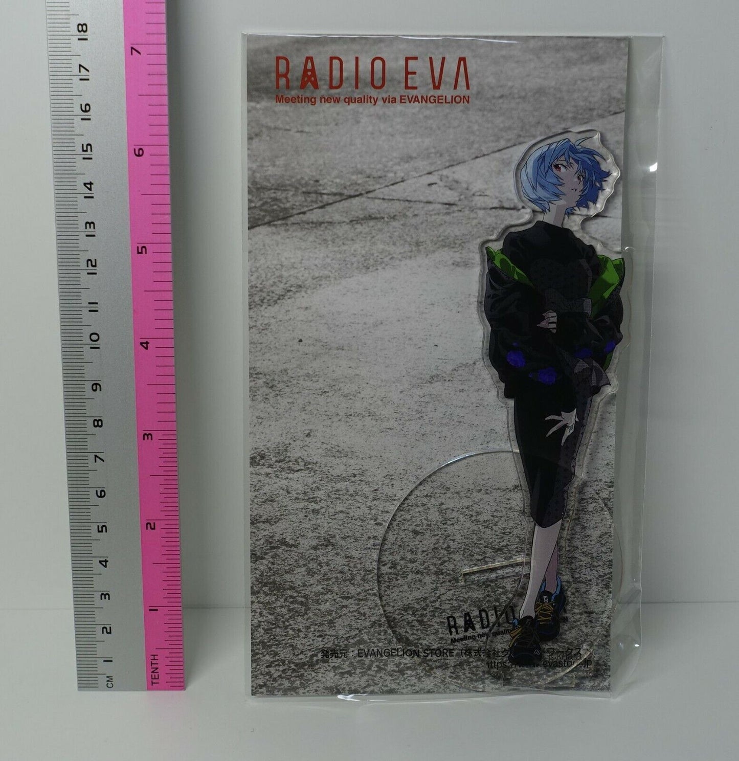 Evangelion Radio Eva Mai Yoneyama Art Acrylic Stand Figure 5 Character Set 