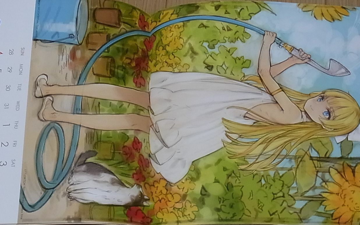 Oyari Ashito Illustration Art Calendar Book GIRLS CALENDAR 2019 