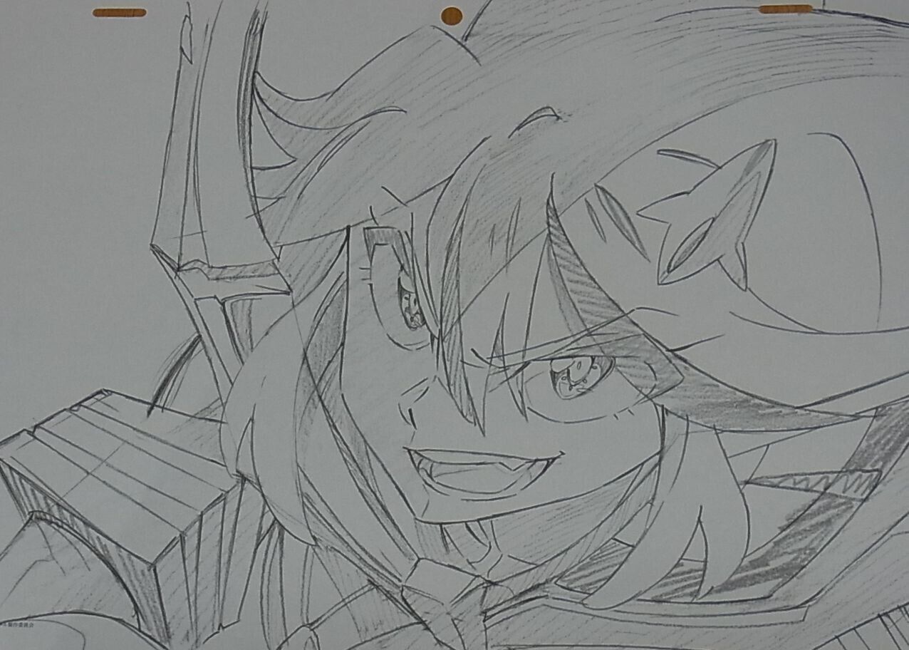 Kill la Kill Print Key Frame Art 3 piece Set F RARE Ryuko Satsuki 