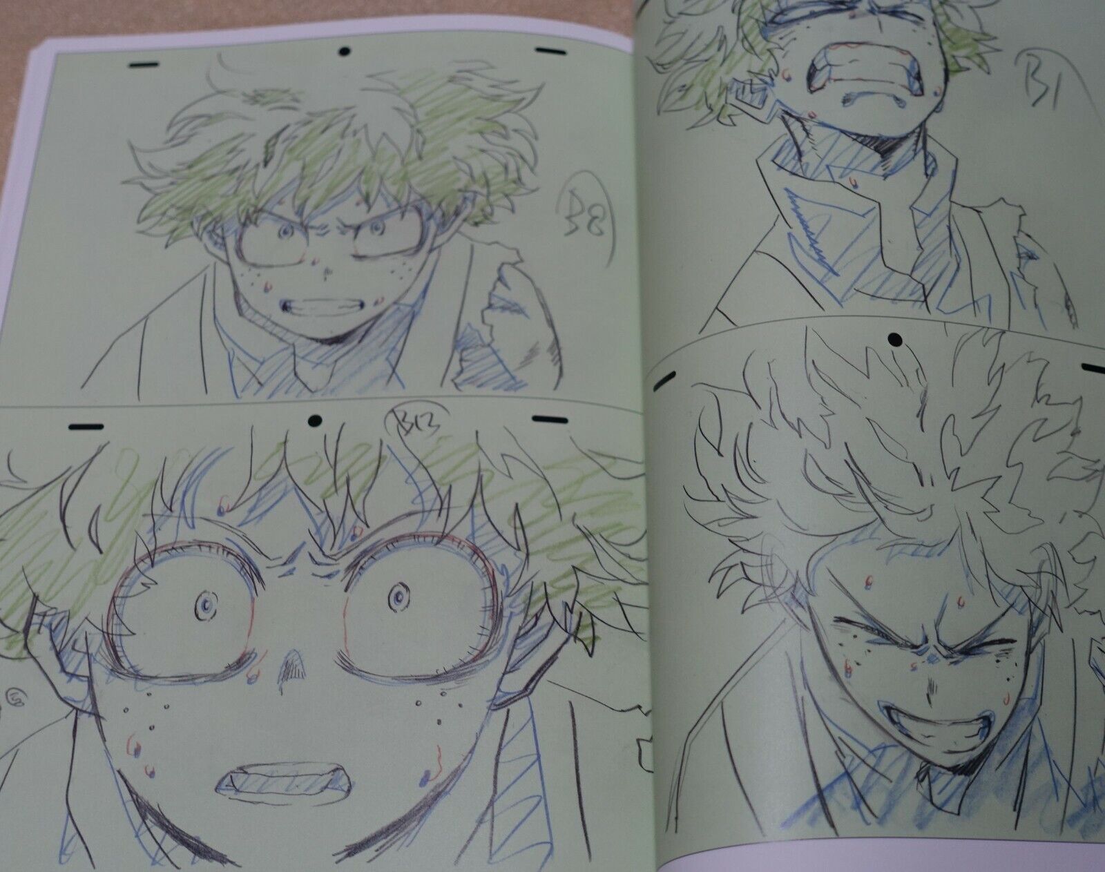 Yoshihiko Umakoshi Key Frame Art Book vol.2 Set & Art Board My Hero Academia etc 