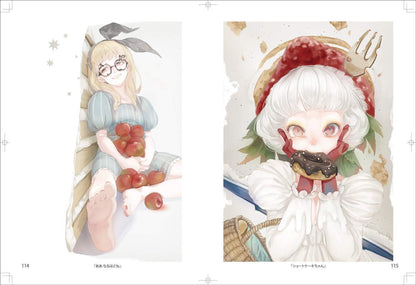 mizumizutori Illustration Art Work Book Madoromi no Yume to Hikari no Hakoniwa 
