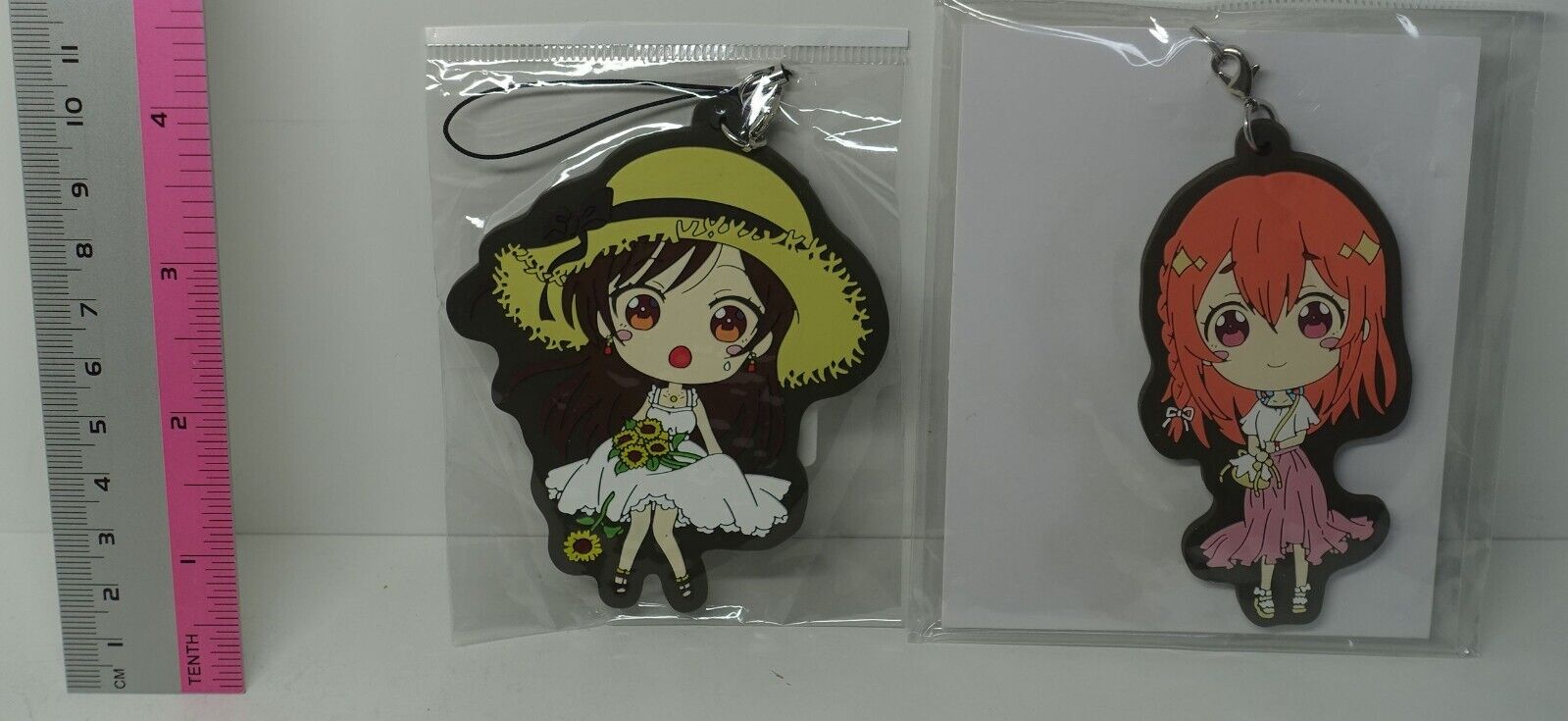 Kanojo, Okarishimasu Rent-A-Girlfriend Rubber Key Chain Set D 