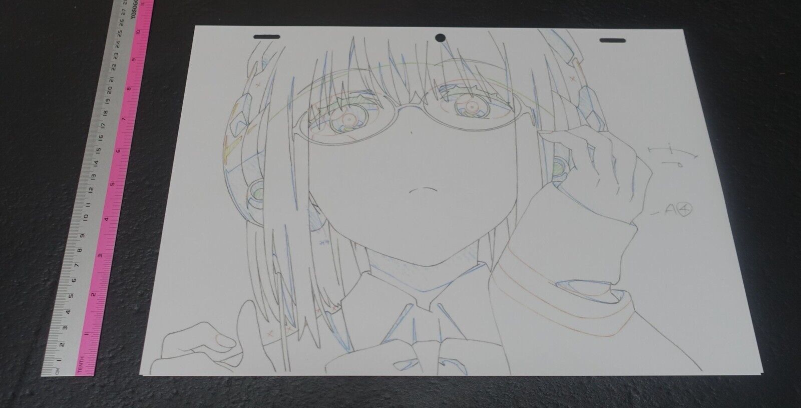 SSSS.GRIDMAN Reproduction Key Frame Art Sheet Akane B 