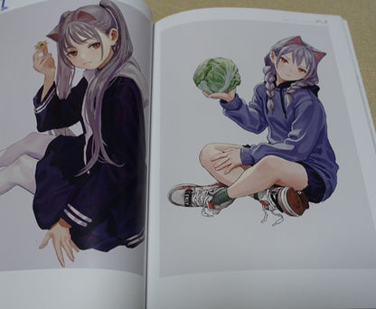 FKEY Original Color Illustration Art Book fille 