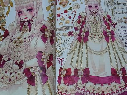 Sakizo Color Art Book Girl Meets Sweets ALA CARTE 