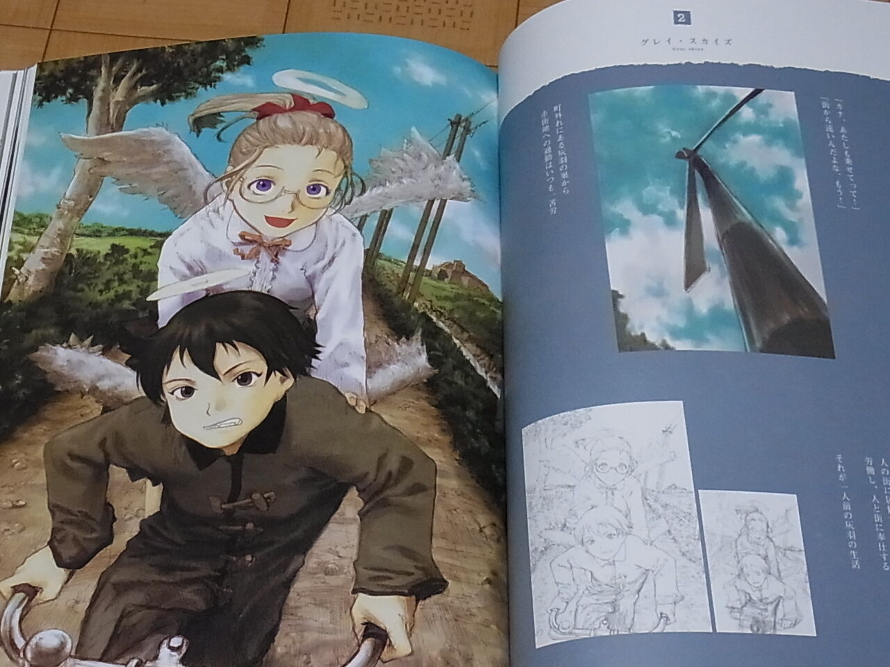 Yoshitoshi Abe Haibane-Renmei Art collection Guri no Machi Haibane no niwa de 