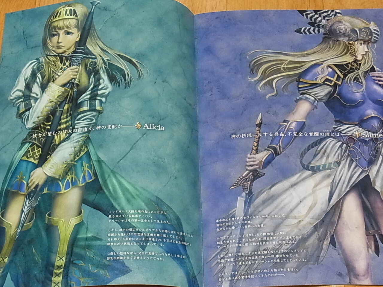 Kou & Yoh Yoshinari VALKYRIE PROFILE Characters Art Book 