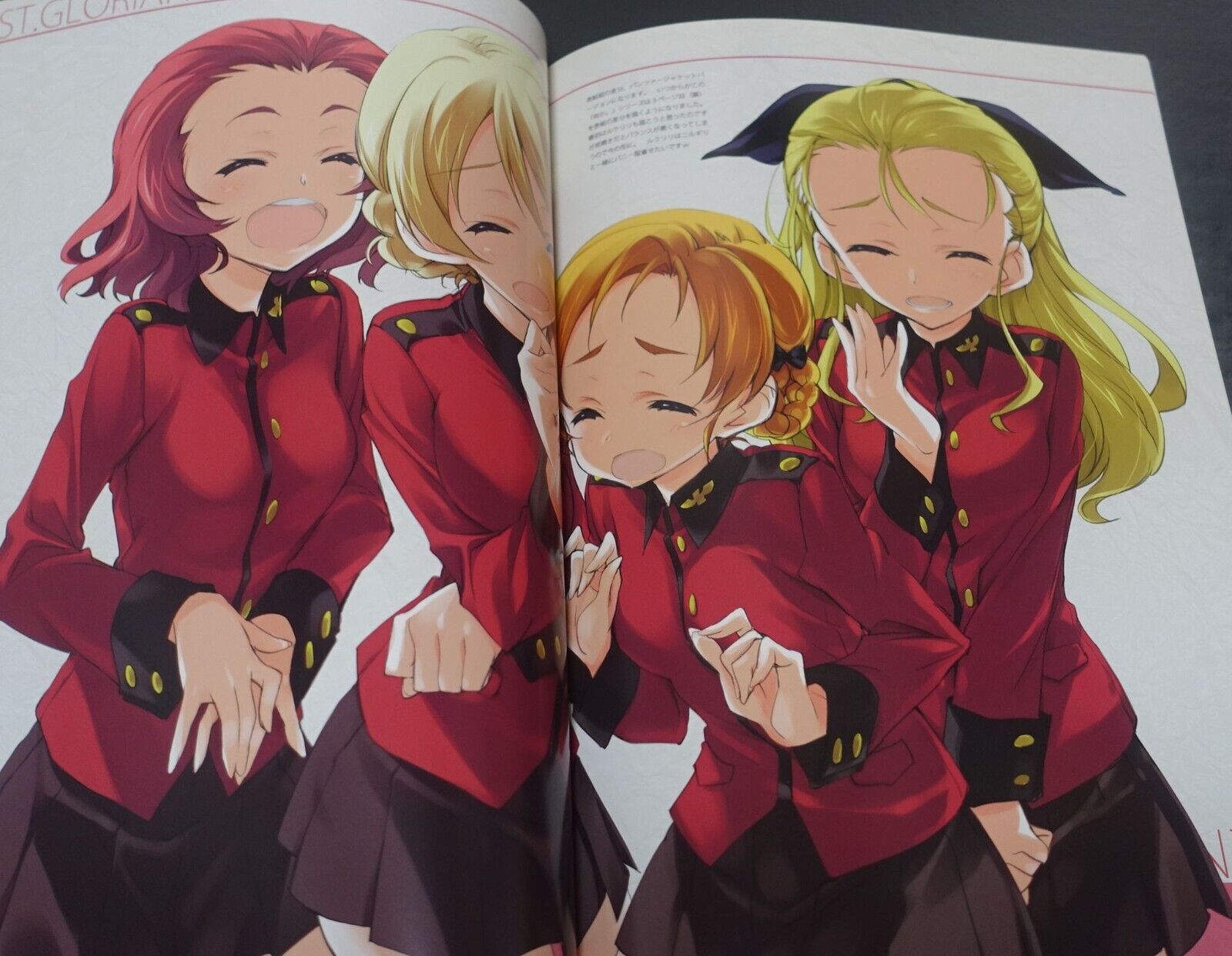 Okotanpeko Tomoyasu Kurashima Girls und Panzer Fan Art Book Iroiro GuP 4 Set 