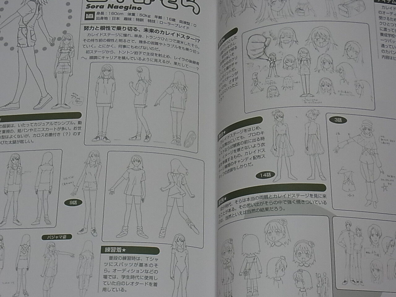KALEIDO STAR Sugoi Stage Maboroshi no Oowaza Hen Episode & Settigng art book 