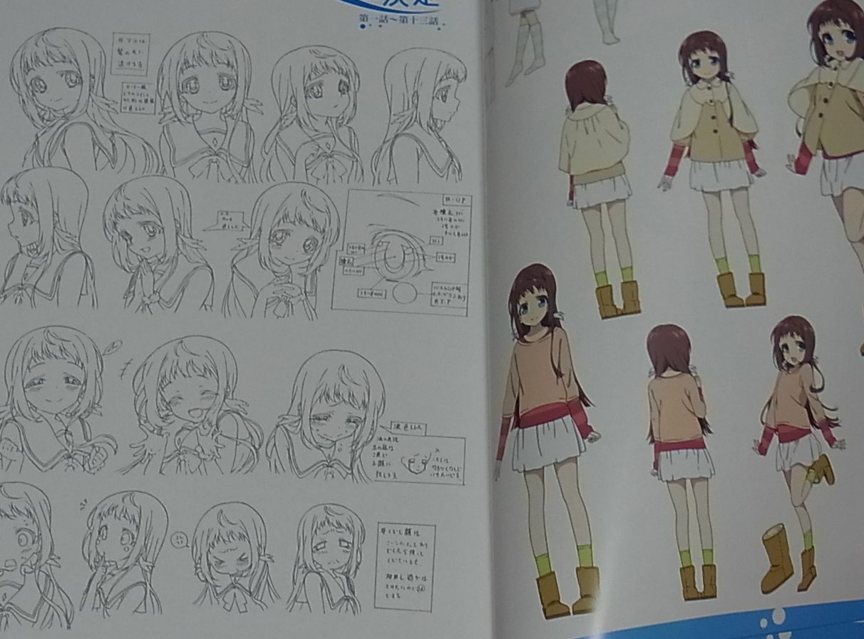 Nagi no Asukara Nagi-Asu A Lull in the Sea Setting Art Collection Detritus 