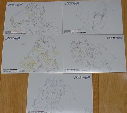 Darling in the Franxx Print Key Frame Art Card 5 pieces set 
