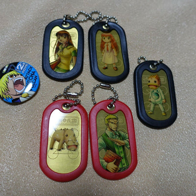 Zatch Bell! Tag Key Chain , Steel Badge Set 