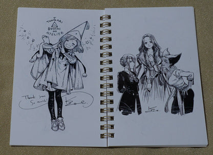 Kamome Shirahama ATELIER OF WITCH HAT Sketch Illustration Art Book 