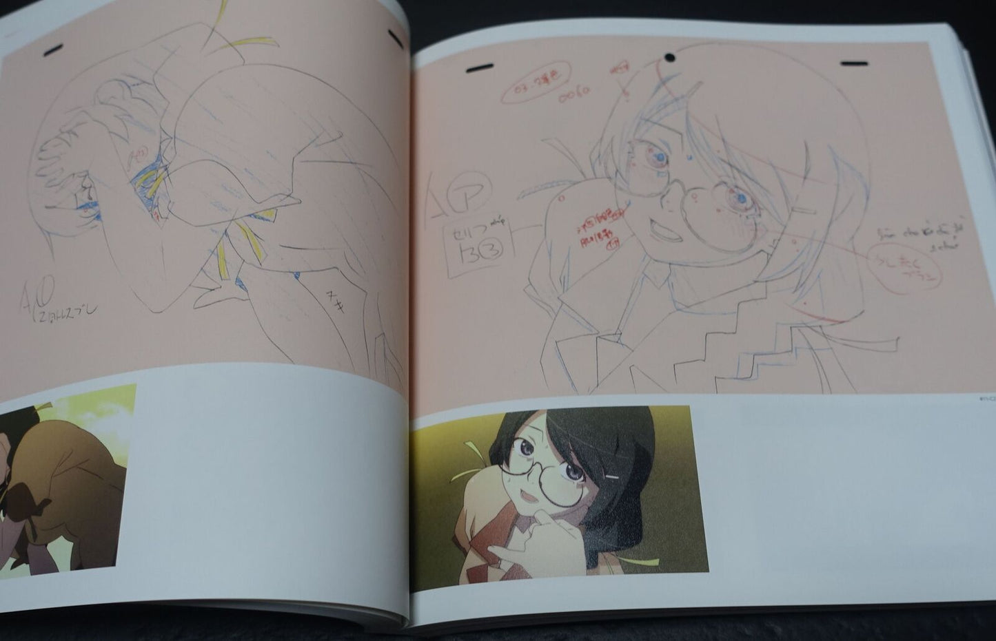 Bakemonogatari Key Animation Note Ge 4 books total 1200page 