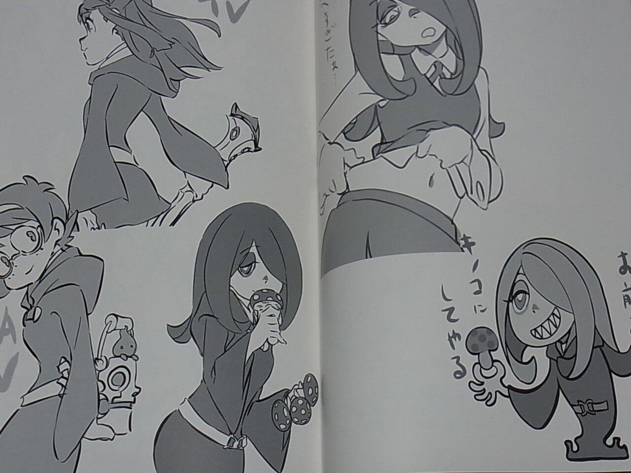 Kengo Saito Little Witch Academia & Idol Master Chihaya Fan Art Book SAITO KENGO 